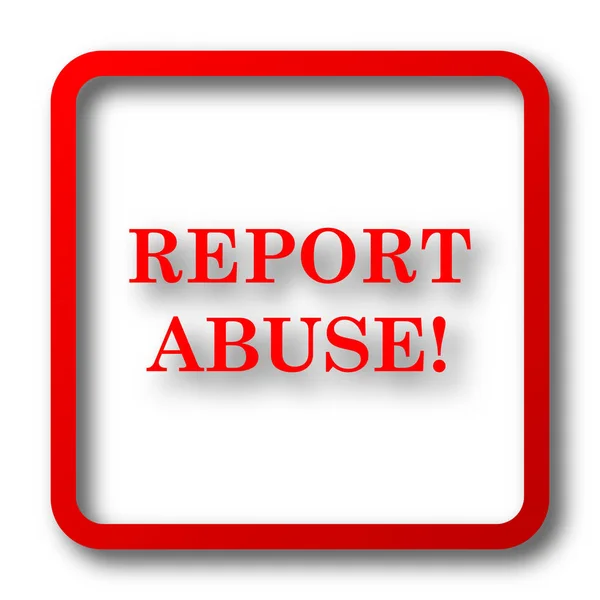 Report abuse icon — Stock Photo, Image