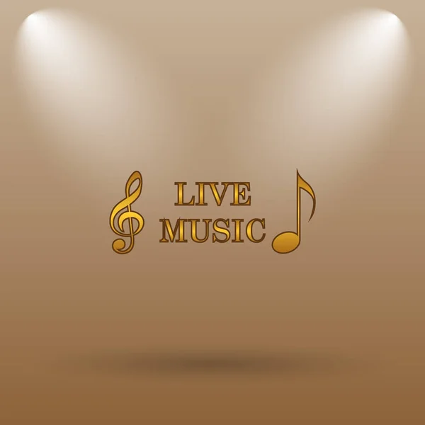 Icône de musique live — Photo