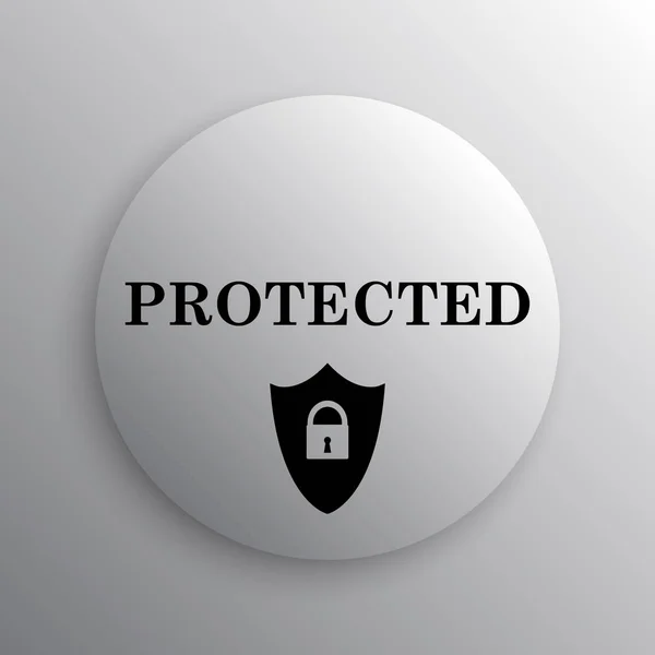 Ikona chronionych — Zdjęcie stockowe