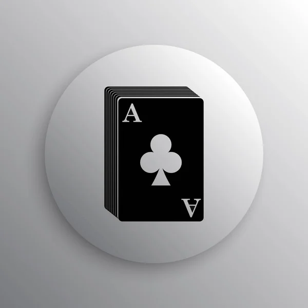 Icona del mazzo di carte — Foto Stock