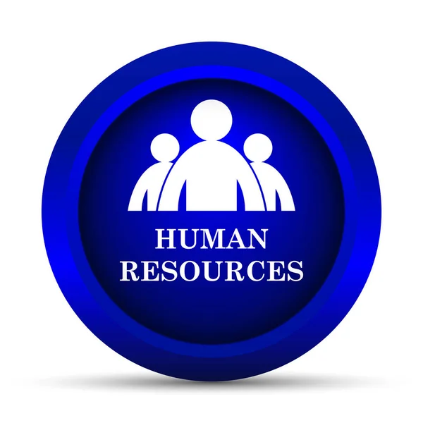 Human Resources icon. Internet button on white background