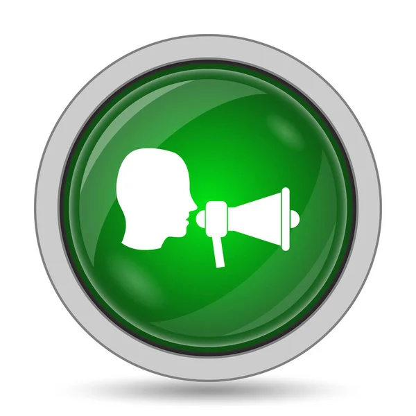 Megaphone icon — Stock Photo, Image