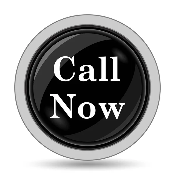 Call Now Icon Internet Button White Background — Stock Photo, Image