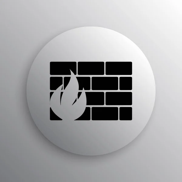 Firewall icon — Stock Photo, Image