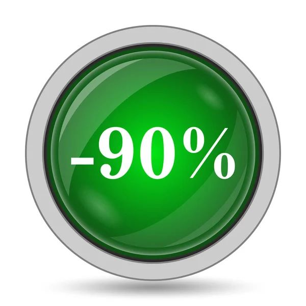 90 percent discount icon — Stock Photo, Image