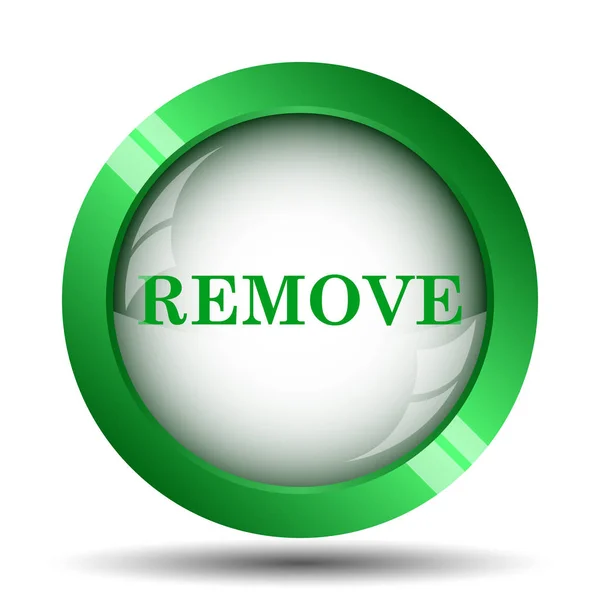 Remove Icon Internet Button White Background — Stock Photo, Image