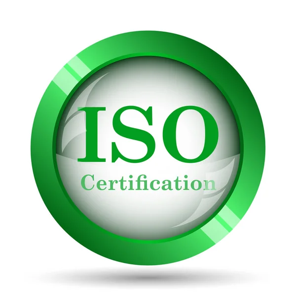 ISO certifiering ikonen — Stockfoto