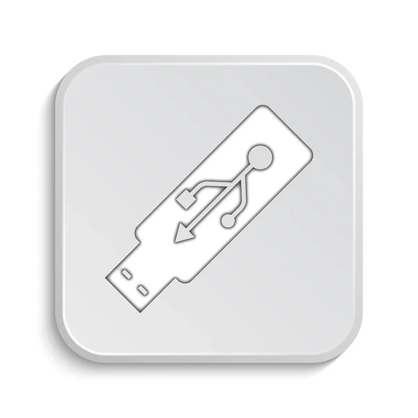 Ikona pamięci flash USB — Zdjęcie stockowe