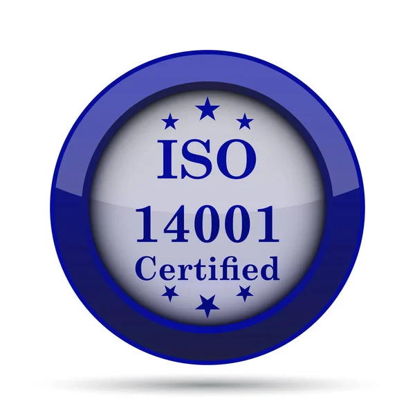 Iso14001 認証取得のアイコン — ストック写真