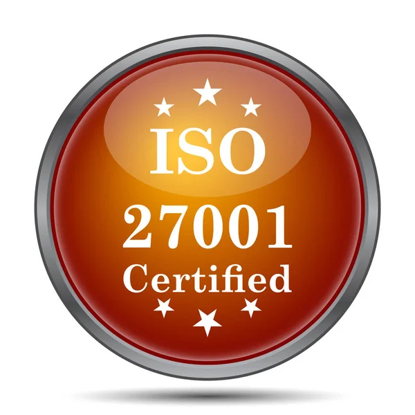 Ikona ISO 27001 — Zdjęcie stockowe