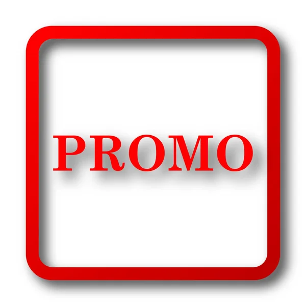 Promo Icon Internet Button White Background — Stock Photo, Image