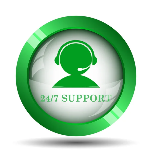 24-7 Support icon — Stock Photo, Image