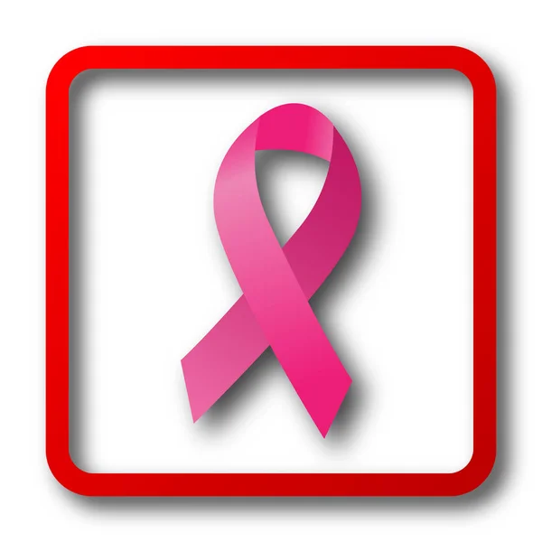 Breast cancer ribbon icon