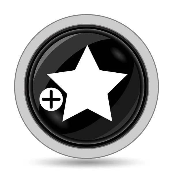 Add Favorites Icon Internet Button White Background — Stock Photo, Image