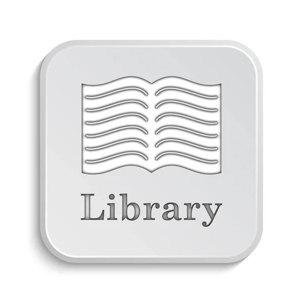 Bibliotheek pictogram — Stockfoto