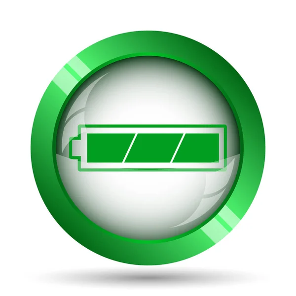 Fully charged battery icon — Zdjęcie stockowe