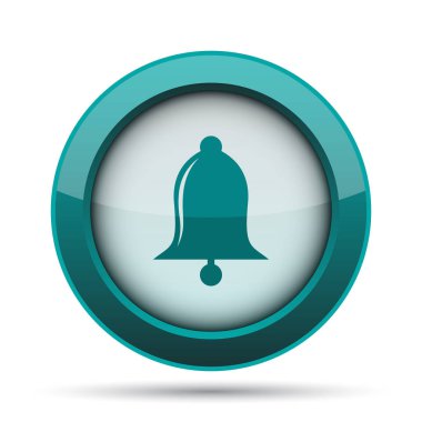 Zil simgesini. Beyaz arka plan üzerinde Internet düğmesi