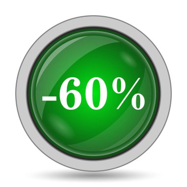 yüzde 60 indirim simgesi
