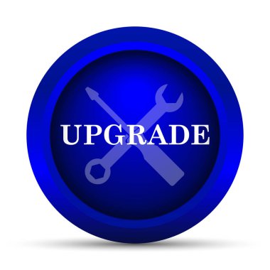 Güncelleme simgesini. Beyaz arka plan üzerinde Internet düğmesi