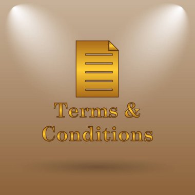 Şartlar ve koşullar simgesi