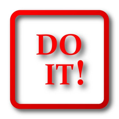 Simge yapmak. Beyaz arka plan üzerinde Internet düğmesi