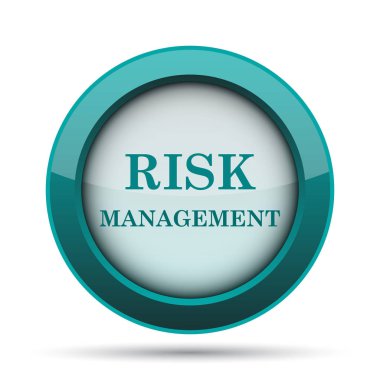 Risk Yönetimi simgesini. Beyaz arka plan üzerinde Internet düğmesi