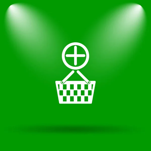 Add to basket icon — Stock Photo, Image