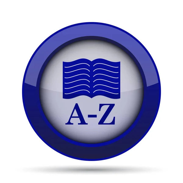 A-z boekpictogram — Stockfoto