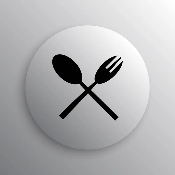 Vork en Spoon pictogram — Stockfoto