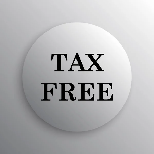 Иконка tax free — стоковое фото