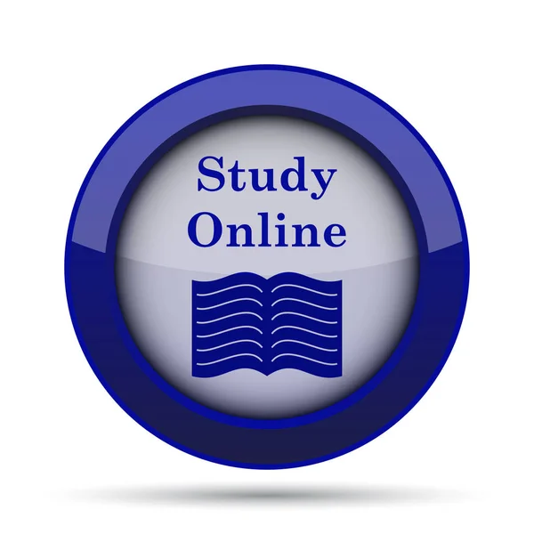 Online-Ikone studieren — Stockfoto