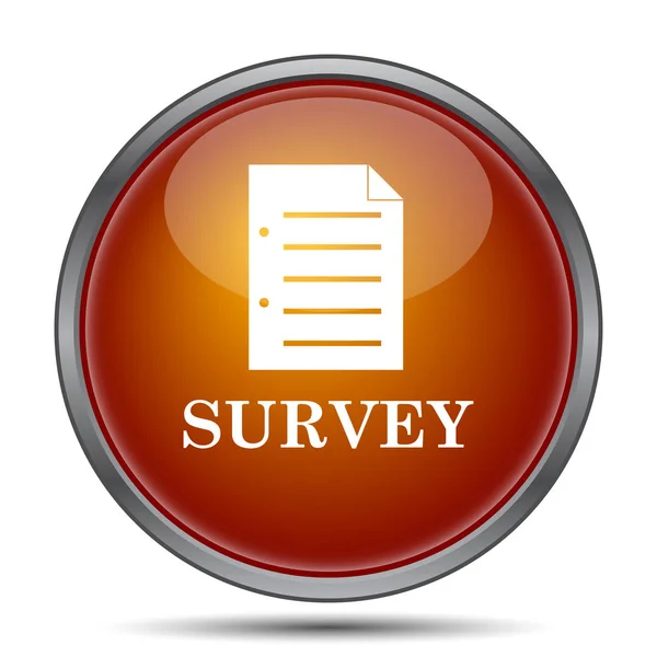 Survey icon — Stock Photo, Image