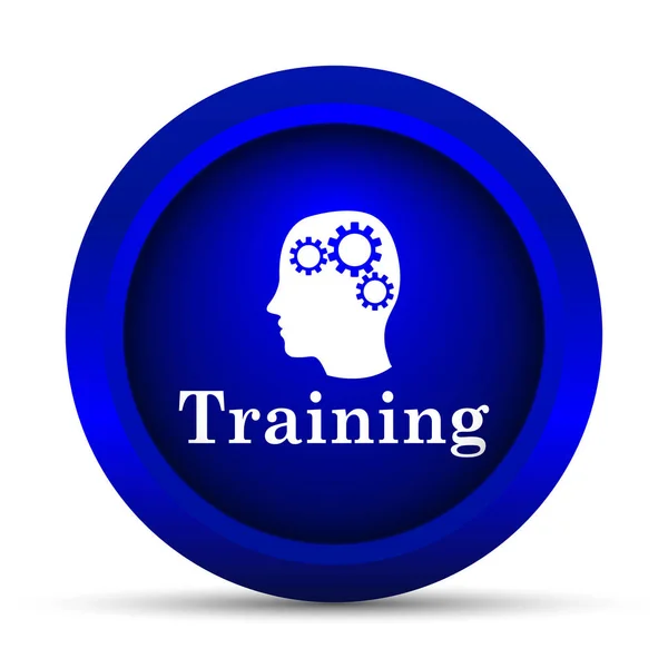 Training Icon Internet Button White Background — Stock Photo, Image