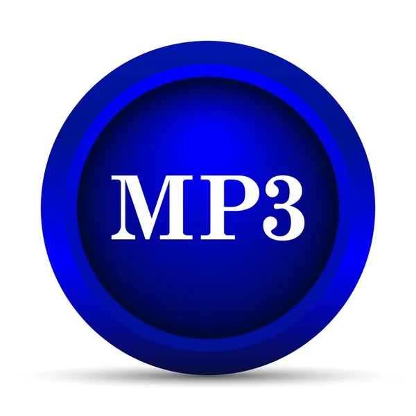 Mp3 Icon Internet Button White Background — Stock Photo, Image