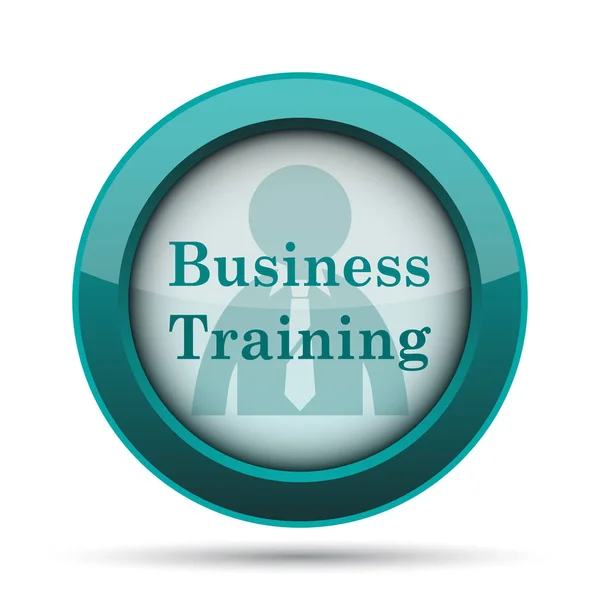 Business Training Icon Internet Button White Background — Stock Photo, Image
