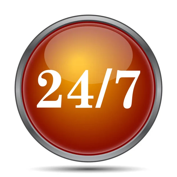 24 7 icon — Stock Photo, Image