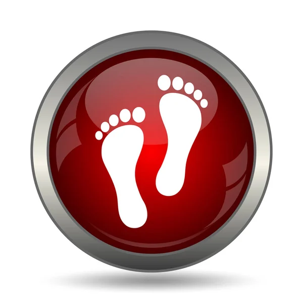 Foot print icon — Stock Photo, Image