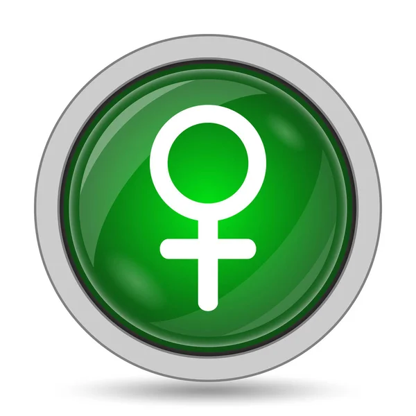 Ženské znamení ikona — Stock fotografie