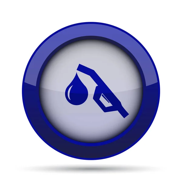 Benzyny pompy dyszy ikona — Zdjęcie stockowe