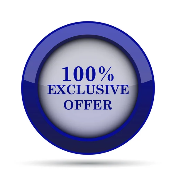 100% exclusieve aanbieding pictogram — Stockfoto