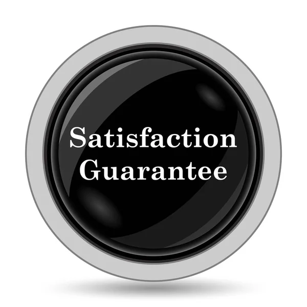 Satisfaction Guarantee Icon Internet Button White Background — Stock Photo, Image