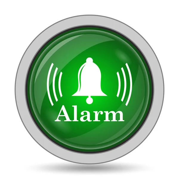 Alarm Icon Internet Button White Background — Stock Photo, Image