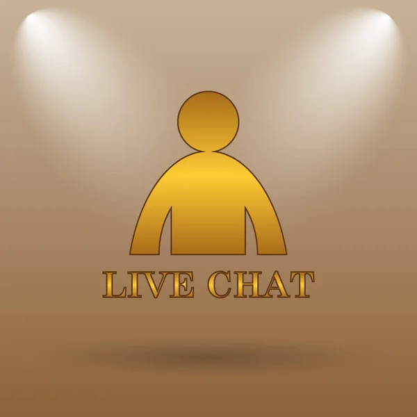 Live chat-pictogram — Stockfoto