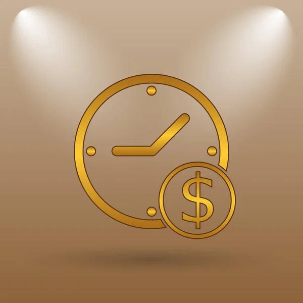 Tiempo es el icono del dinero —  Fotos de Stock
