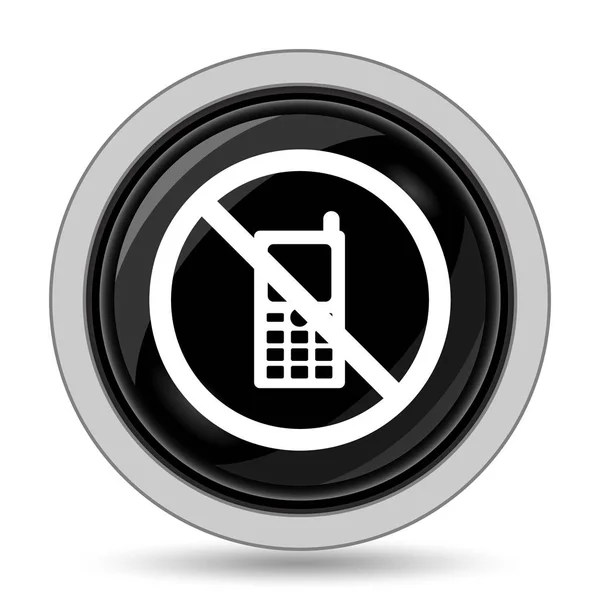 Mobile phone restricted icon — Stock Photo, Image