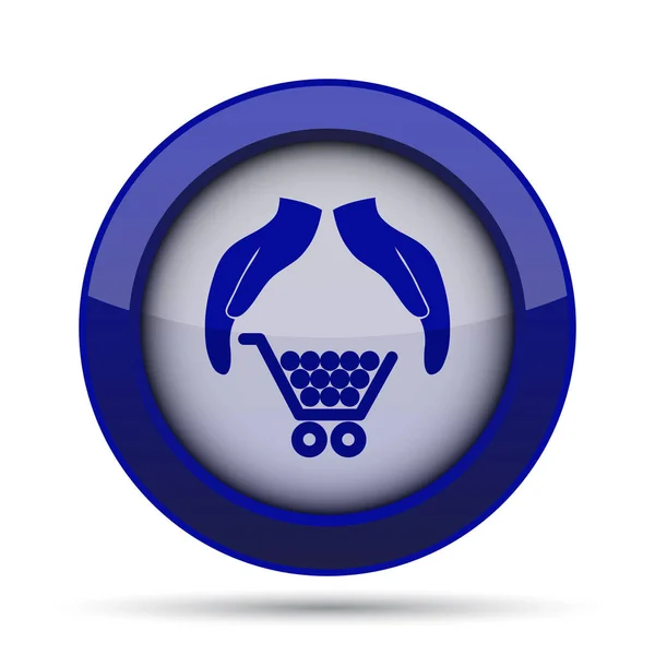 Bescherming van de consument, bescherming van de handen-pictogram — Stockfoto