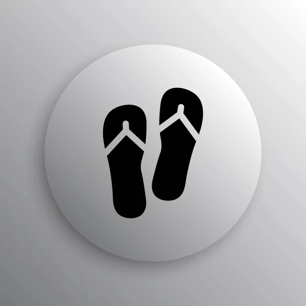 Ikona pantofle — Stock fotografie
