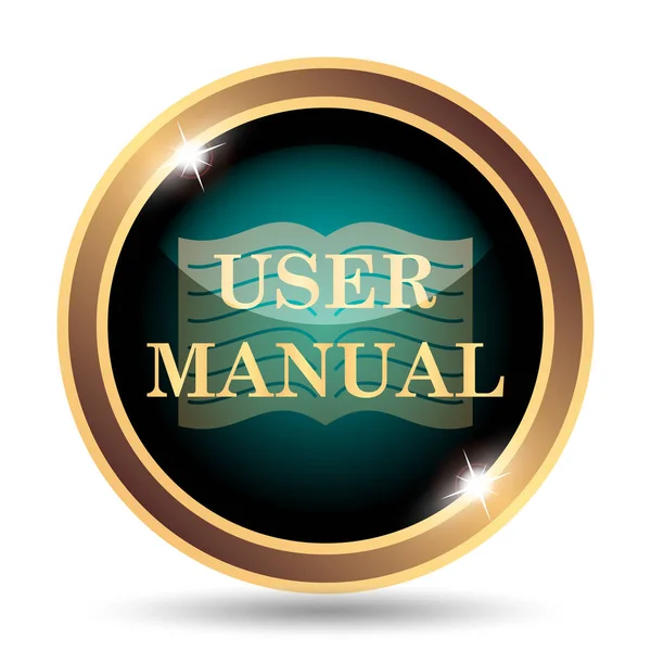 User manual icon — Stock Photo, Image