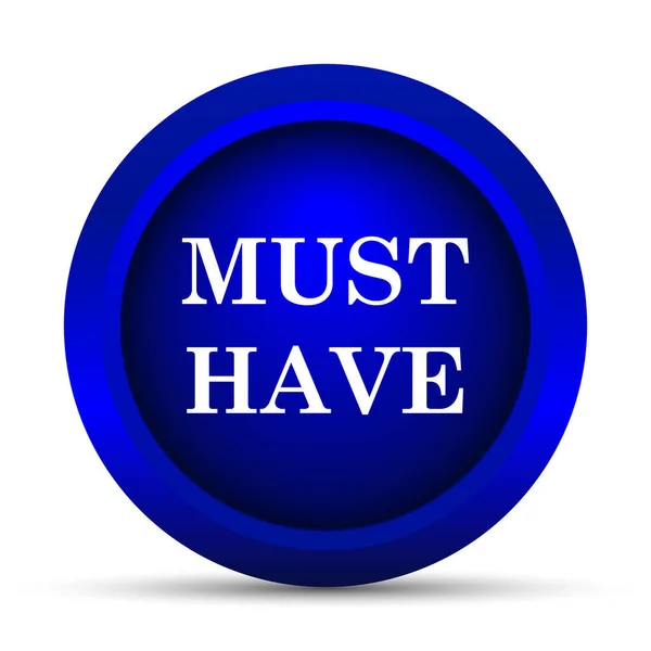 Must Have Icon Internet Button White Background — Stock Photo, Image