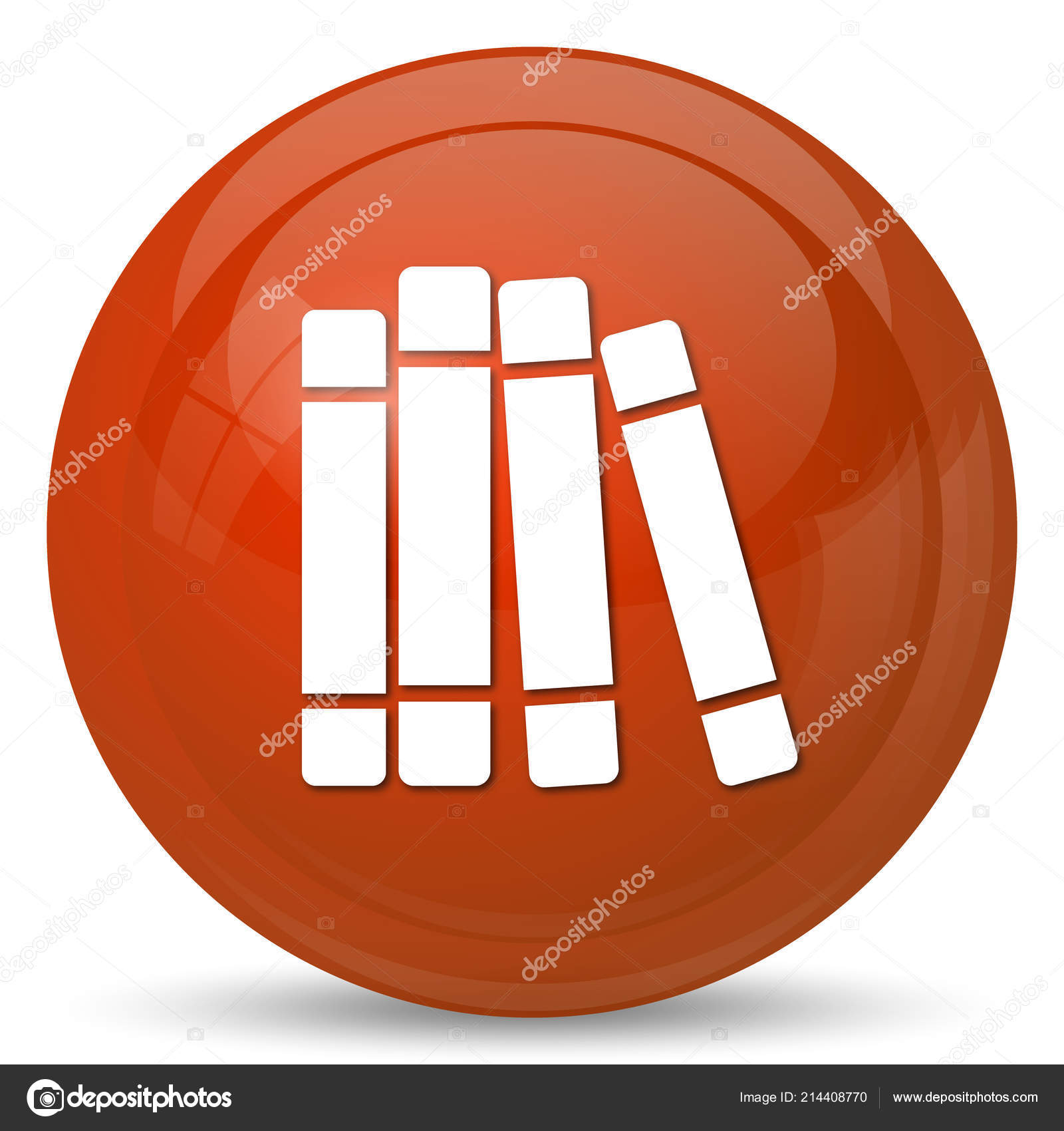 Books library icon — Stock Photo © valentint #214408770